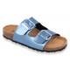 Biox Alex Metallic Blue Sandals