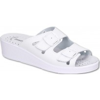 Comfooty Mia White medical clogs