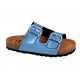 Biox Alex Metallic Blue Sandals